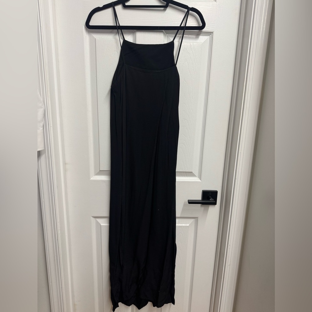 Top shop Black Maxi Slip Dress